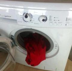 se agotó la lavadora